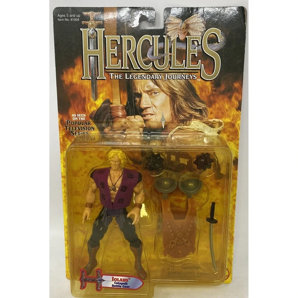 Hercules: The Legendary Journeys Iolaus Catapult Battle Gear Retro Action Figure